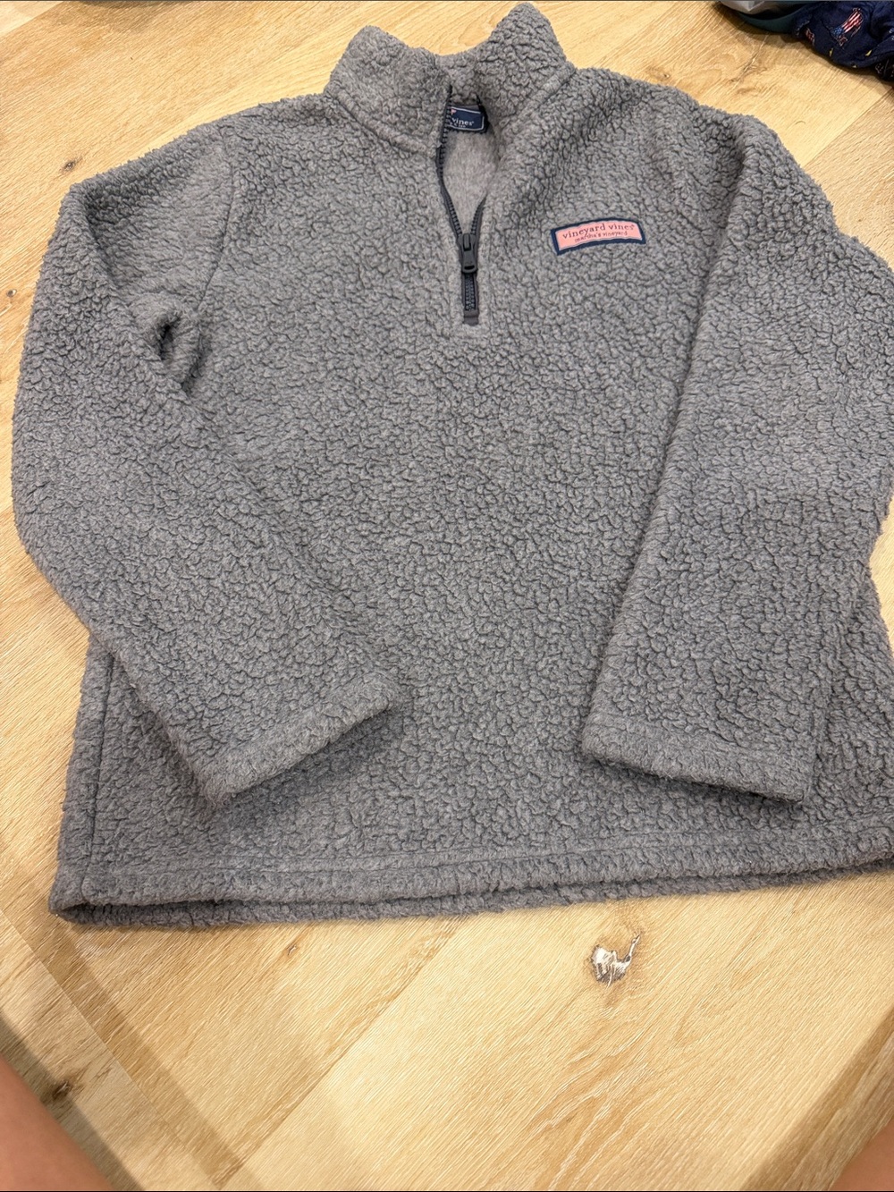 Boys Vineyard Vines Gray Sherpa size M